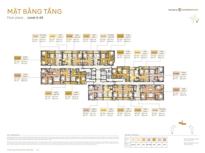 Phân khu Southern Square Masteri Trinity Square Phân khu Southern Square Masteri Trinity Square