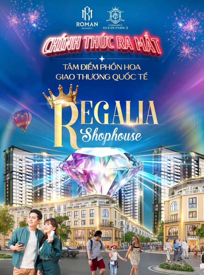 Regalia Shophouse Vinhomes Ocean Park 3 Regalia Shophouse Vinhomes Ocean Park 3