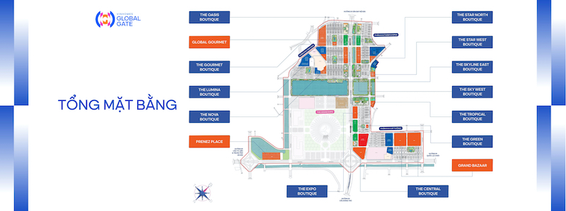 Mặt bằng Shop thương mại dịch vụ Vinhomes Global Gate Cổ Loa Mặt bằng Shop thương mại dịch vụ Vinhomes Global Gate Cổ Loa