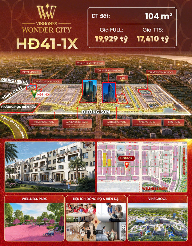 Hừng Đông 41 Vinhomes Wonder City 