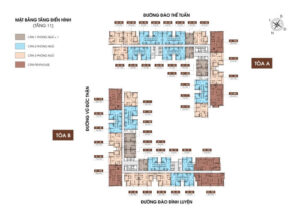 Mặt bằng Long Biên Central