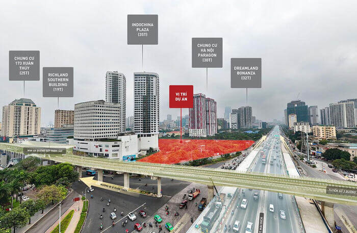 Vị trí Sun Grand City Cầu Giấy Vị trí Sun Grand City Cầu Giấy