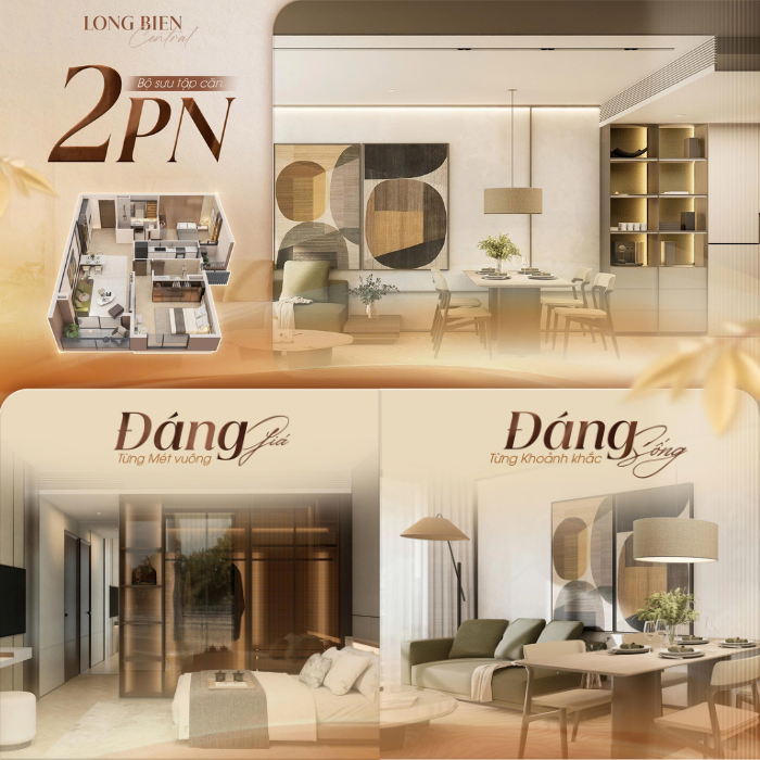 Căn hộ 2PN Long Biên Central Căn hộ 2PN Long Biên Central