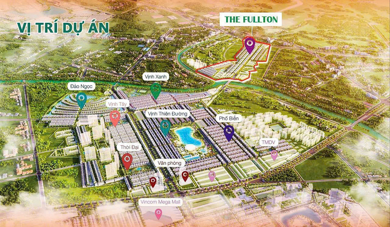 Vị trí dự án The Fullton Edition Capitaland Vị trí dự án The Fullton Edition Capitaland