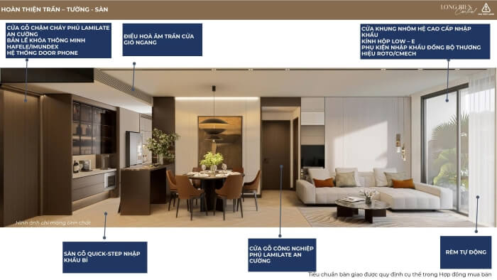 Tiêu chuẩn bàn giao dự án Long Biên Central Tiêu chuẩn bàn giao dự án Long Biên Central