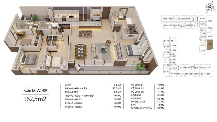 Long Biên Central Taseco 162.5m2 Long Biên Central Taseco 162.5m2