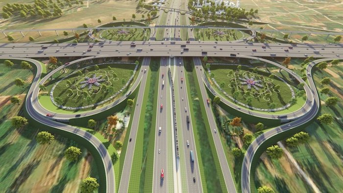 Khởi công cao tốc Vành đai 4 vùng Thủ đô Hà Nội Khởi công cao tốc Vành đai 4 vùng Thủ đô Hà Nội