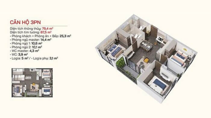 Layout 3pn Lumiere Bayfront Vinhomes Ocean Park Layout 3pn Lumiere Bayfront Vinhomes Ocean Park