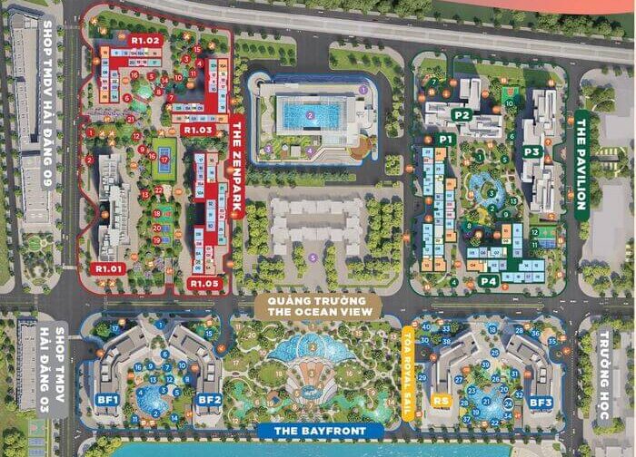 Mặt bằng Lumiere Bayfront Vinhomes Ocean Park Mặt bằng Lumiere Bayfront Vinhomes Ocean Park