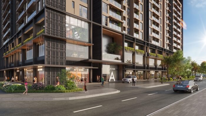 Chị đẹp mua cơm ngon Shophouse khối đế Long Biên Central