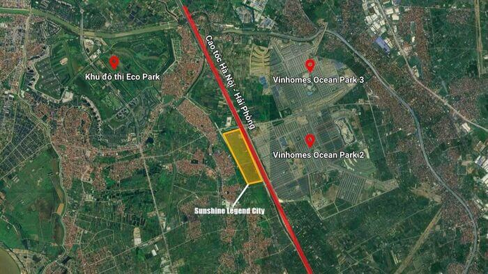 Vị trí Sunshine Legend City hạ tầng Vị trí Sunshine Legend City hạ tầng