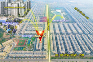 Bán liền kề Ánh Dương 5 Vinhomes Ocean Park 3 mặt tiền 5m