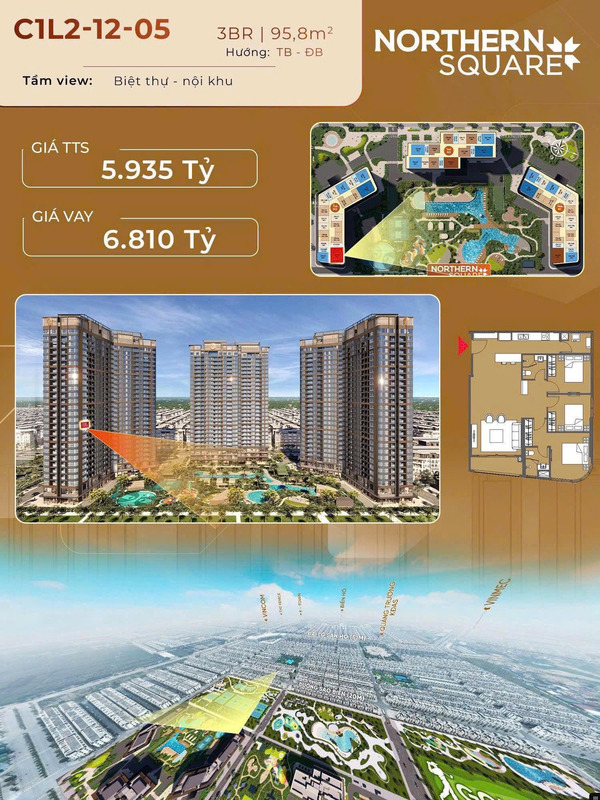 căn hộ 3pn Masteri Trinity Square căn hộ 3pn Masteri Trinity Square