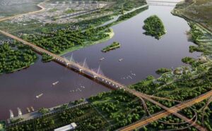 Khởi công cầu Thượng Cát bắc qua sông Hồng, vốn 7.300 tỷ