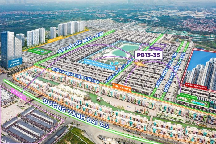 Liền kề góc Phố Biển Vinhomes Ocean Park 3 Liền kề góc Phố Biển Vinhomes Ocean Park 3