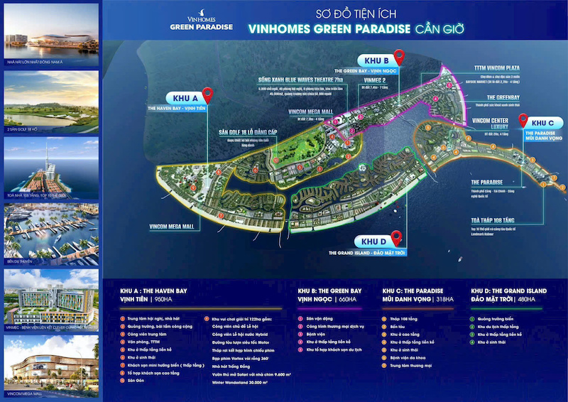 Quy hoạch Vinhomes Green Paradise Cần Giờ: Tích hợp đa chức năng Quy hoạch Vinhomes Green Paradise Cần Giờ: Tích hợp đa chức năng