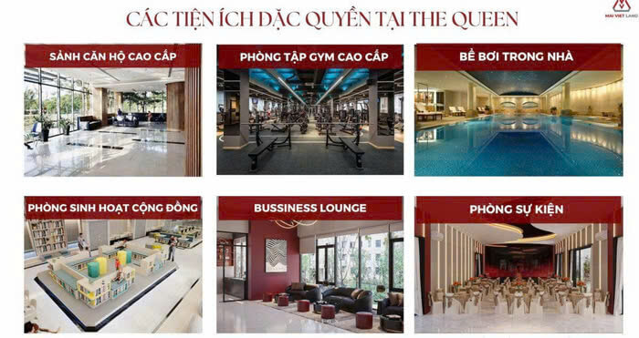 Tiện ích The Queen Imperial Plaza nội khu Tiện ích The Queen Imperial Plaza nội khu