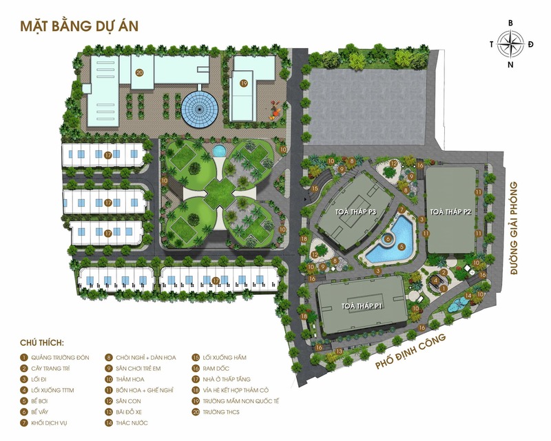 Vị trí The Queen Imperial Plaza Vị trí The Queen Imperial Plaza
