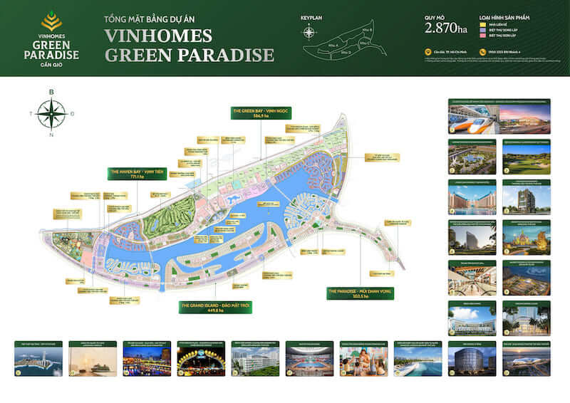 Biệt thự Vinhomes Green Paradise Cần Giờ: Quỹ căn đợt 1