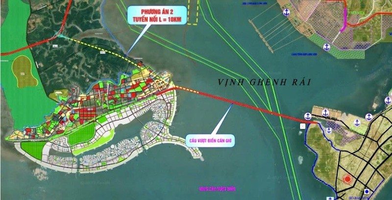Đề xuất xây dựng cầu vượt biển Vũng Tàu - Cần Giờ Đề xuất xây dựng cầu vượt biển Vũng Tàu - Cần Giờ