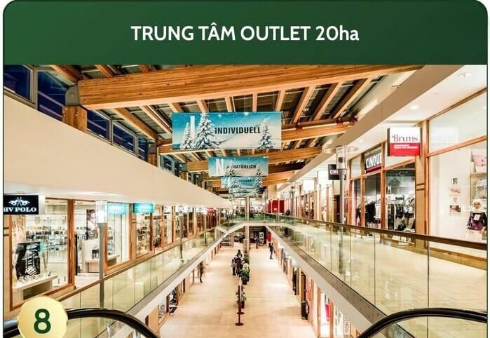 Trung tâm Outlet Vinhomes Green Paradise gian hàng Trung tâm Outlet Vinhomes Green Paradise gian hàng