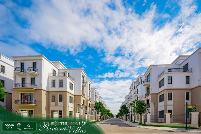 Biệt thự Riviera phân khu Vịnh Xanh