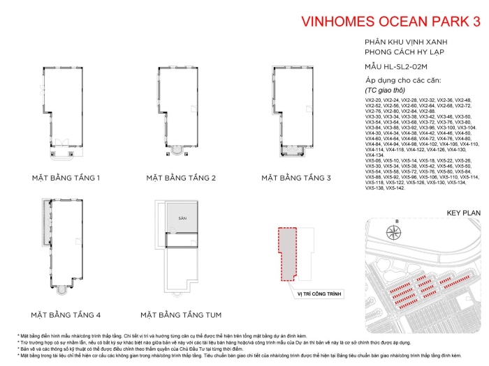 Biệt thự Vịnh Xanh Vinhomes Ocean Park 3
