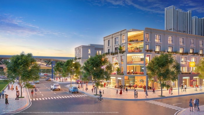 cam kết tiền thuê 25% Boutique Gate Vinhomes Cổ Loa