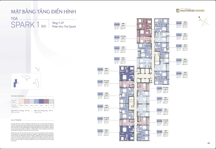 Phân khu The Spark Masteri Era Landmark