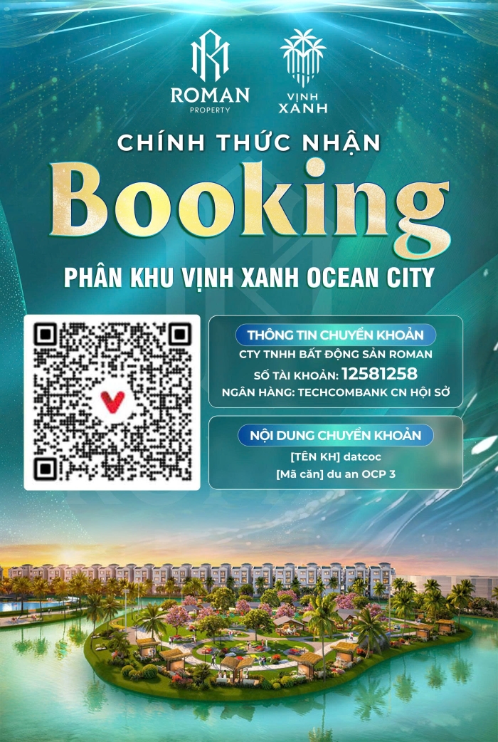 Giá phân khu Vịnh Xanh Vinhomes Ocean Park 3