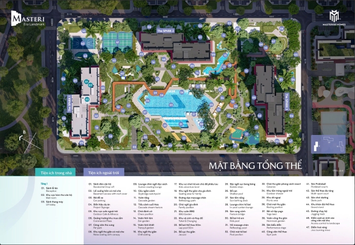 Phân khu The Spark Masteri Era Landmark