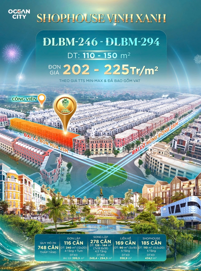 thấp tầng phân khu vịnh xanh vinhomes ocean park 3