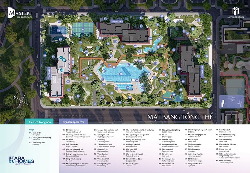 Tiện ích Masteri Era Landmark Tiện ích Masteri Era Landmark