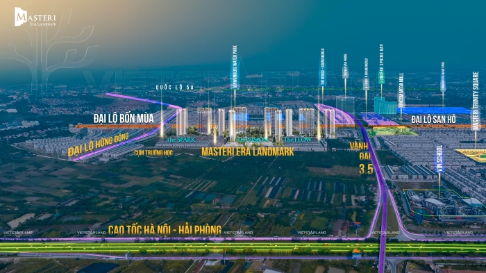 Vị trí The Flow Masteri Era Landmark Vị trí The Flow Masteri Era Landmark