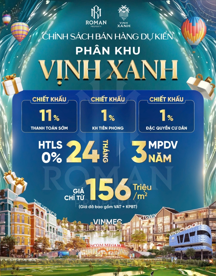 Vịnh Xanh Vinhomes Ocean Park 3
