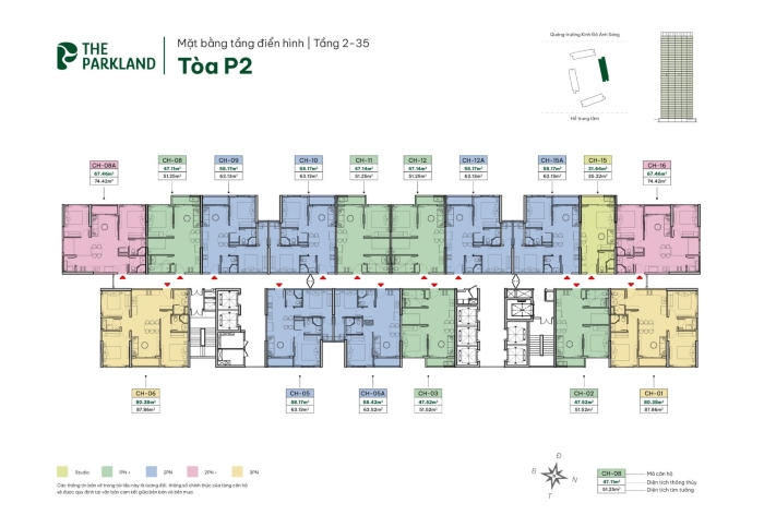 Booking căn hộ The Parkland Ocean City