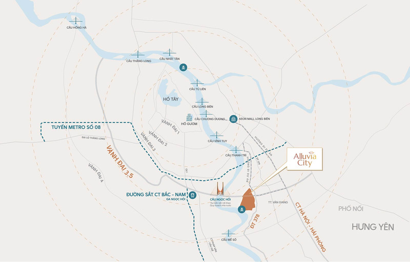 Căn hộ 3PN Alumi Văn Giang