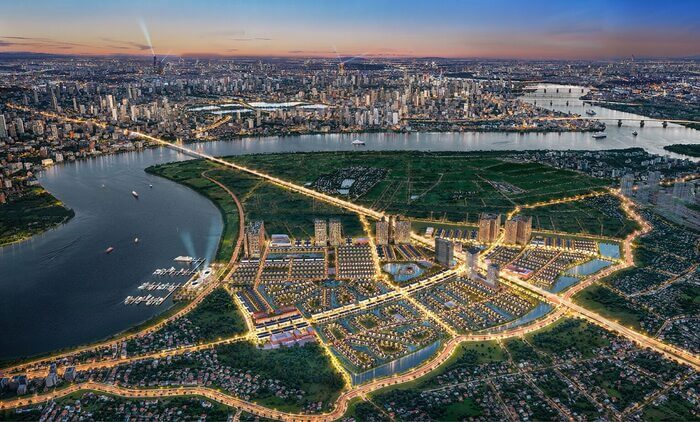 Liền kề Alluvia City vị trí Liền kề Alluvia City vị trí