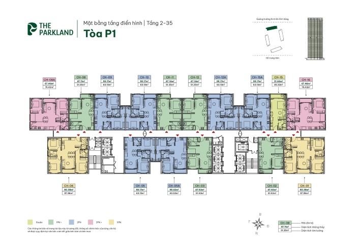 Mặt bằng The ParkLand Ocean Park 2 Mặt bằng The ParkLand Ocean Park 2