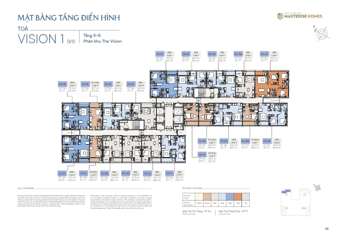 Mặt bằng The Vision Masteri Era Landmark