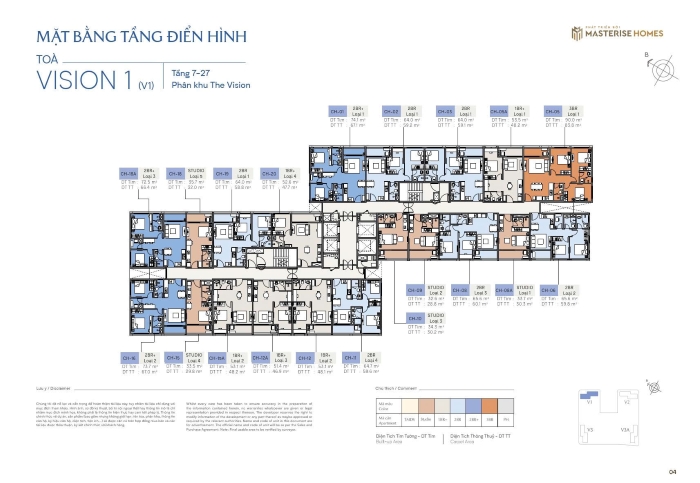 Mặt bằng The Vision Masteri Era Landmark