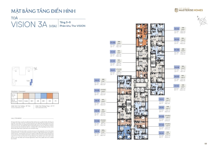 Mặt bằng The Vision Masteri Era Landmark