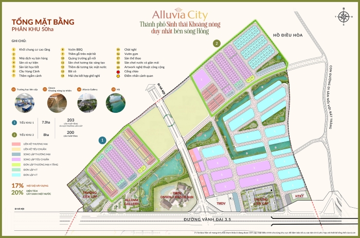 Phân khu 50ha Alluvia City