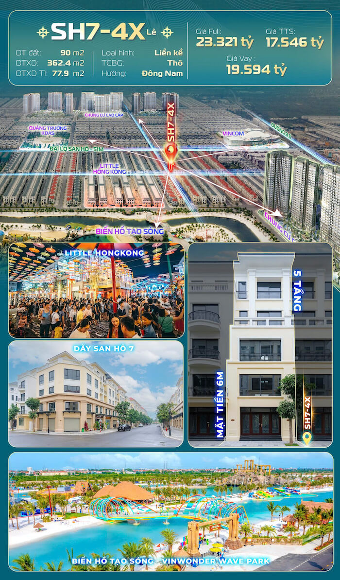 Bán shophouse San Hô căn cuối cùng – dãy San Hô 7 Vinhomes Ocean Park 2