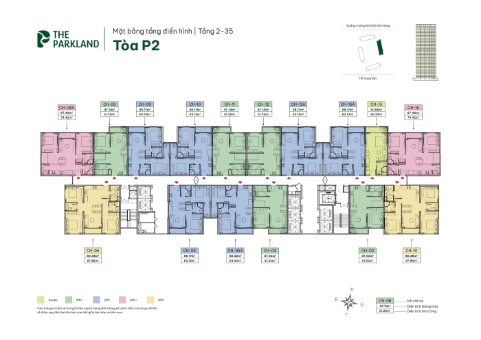 Tòa P2 The Parkland Ocean City