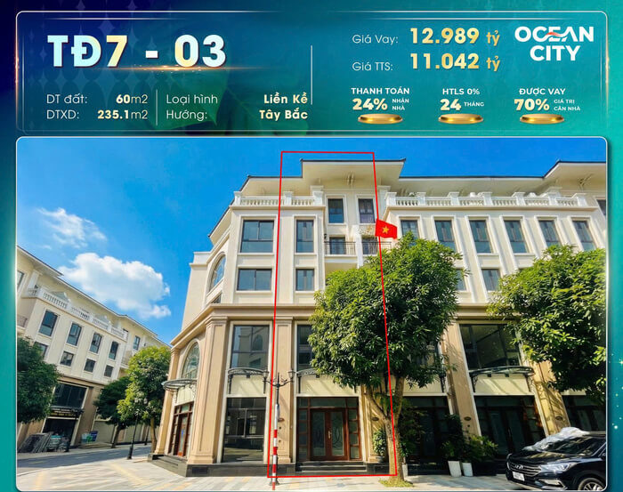 Bán Thời Đại 7 Vinhomes Ocean Park 3