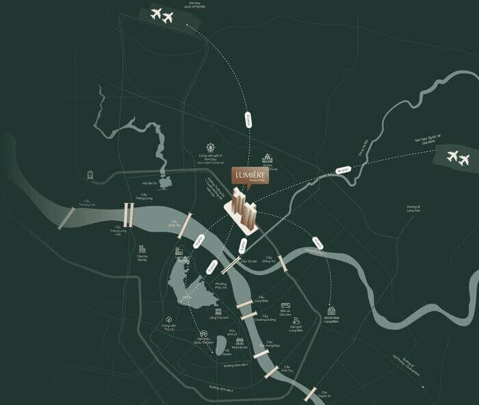 Dự án Lumiere Essence Peak Cổ Loa vị trí