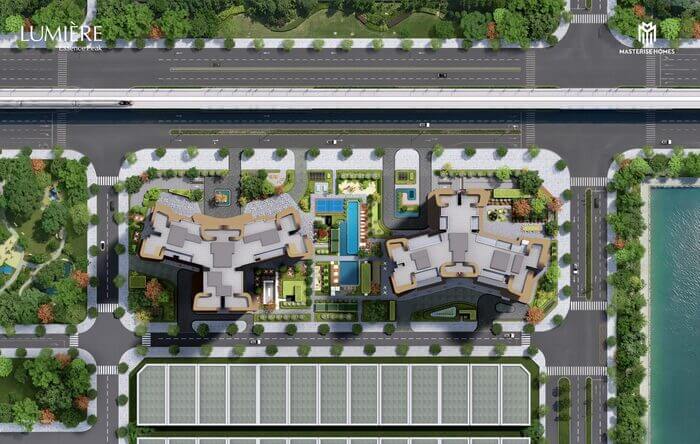 Mặt bằng Lumiere Essence Peak Cổ Loa tổng thể