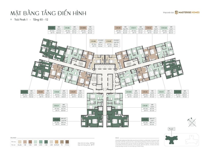 Vị trí Lumiere Essence Peak