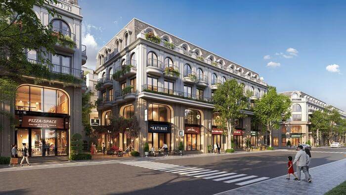 Shophouse The Park Lane Linh Đàm diện tích